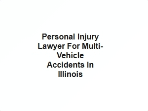 Personal Injury Lawyer for Multi Vehicle Accidents in Illinois